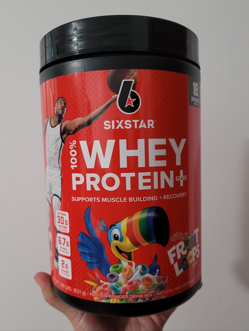 Six Star 100% Whey Protein Plus Kelloggs Froot Loops 1.81 lbs